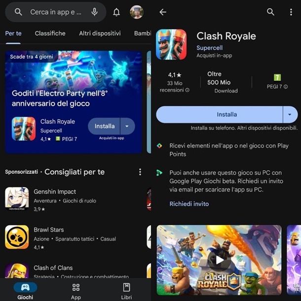 Come scaricare giochi per smartphone e tablet