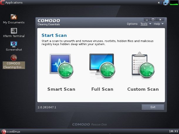 Come eliminare virus dal PC senza formattare - Comodo Rescue Disk