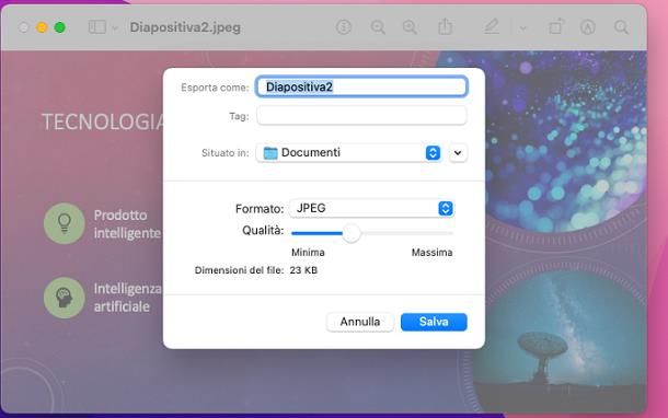 Come ridurre le dimensioni di un file JPG