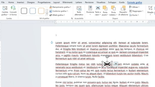 Come barrare con una X una parola in Word