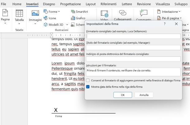 Come firmare un documento Word su PC e Mac
