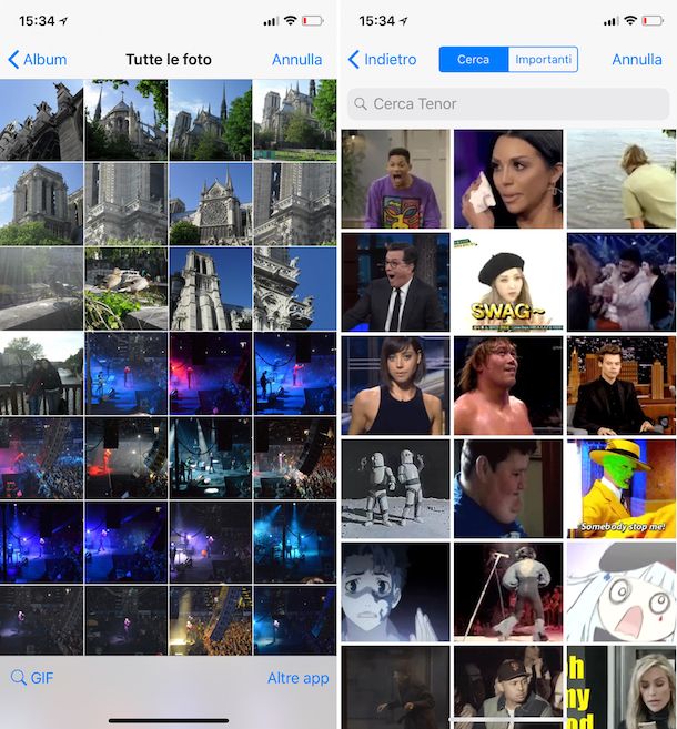 Come mandare GIF su WhatsApp iPhone