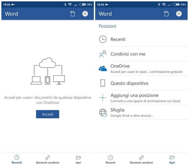 Come aprire file DOC su smartphone e tablet - Microsoft Word