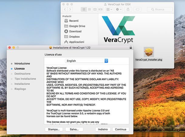 Installazione VeraCrypt