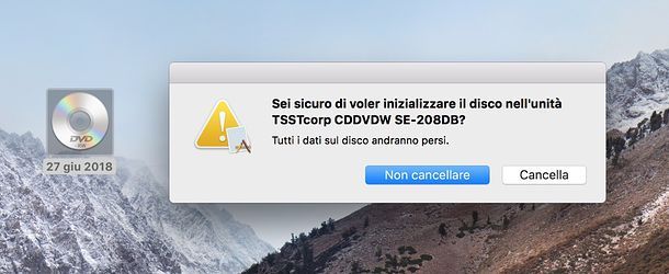 Come svuotare un CD su Mac