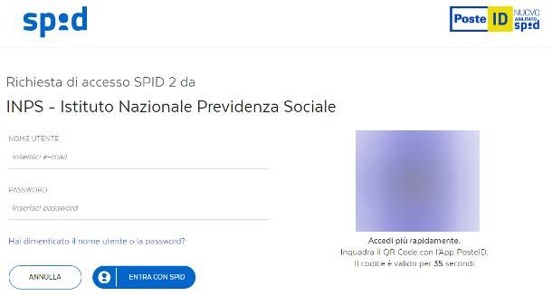 Come registrarsi al sito INPS con SPID