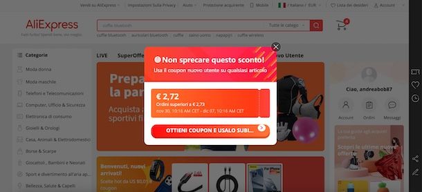 Coupon AliExpress