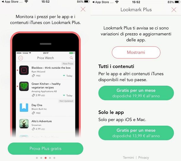 Lookmark Plus App gratis a pagamento