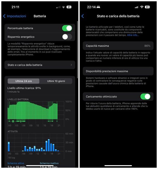 Come calibrare la batteria dell'iPhone