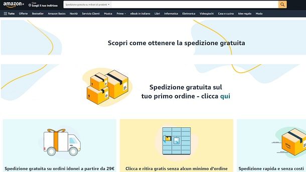 Risparmiare sulla spedizione Amazon