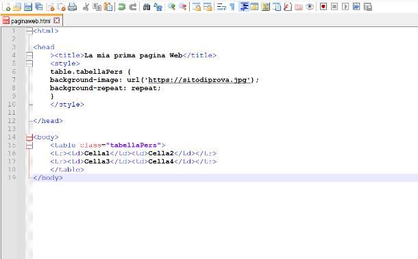 Come inserire un'immagine in una tabella HTML