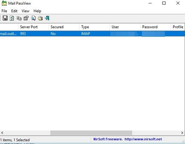 Come scoprire password email — Mail PassView