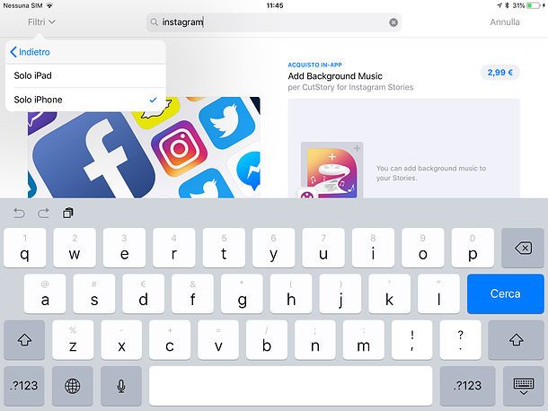 Come scaricare Instagram su iPad