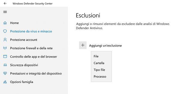 Come disattivare Windows Defender