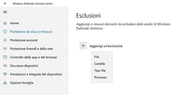 Come disattivare Windows Defender