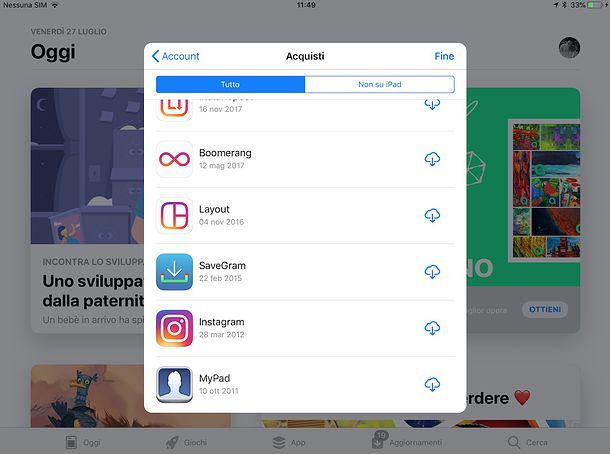 Come scaricare Instagram su iPad