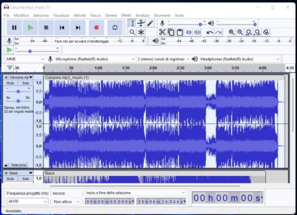 Programma per modificare musica MP3 gratis: Windows