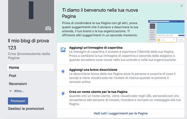 Creare Una Pagina Su Facebook Si Paga