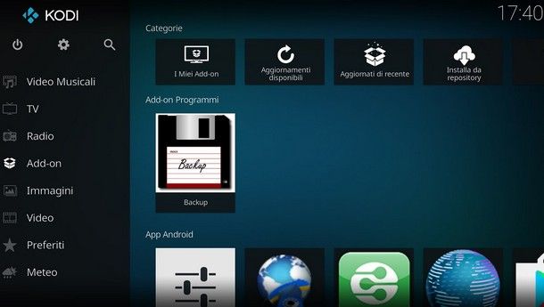 Come resettare box Android