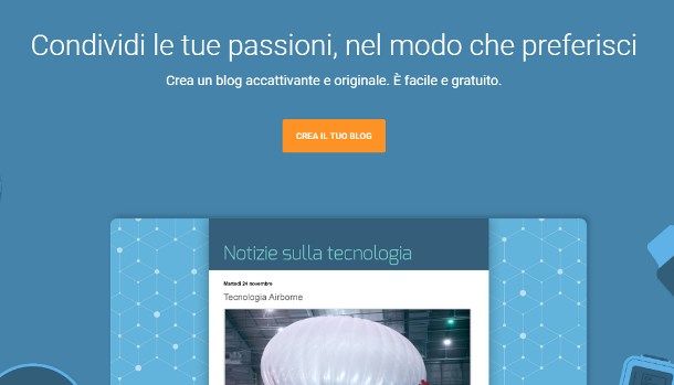 Come creare un blog gratis su Google