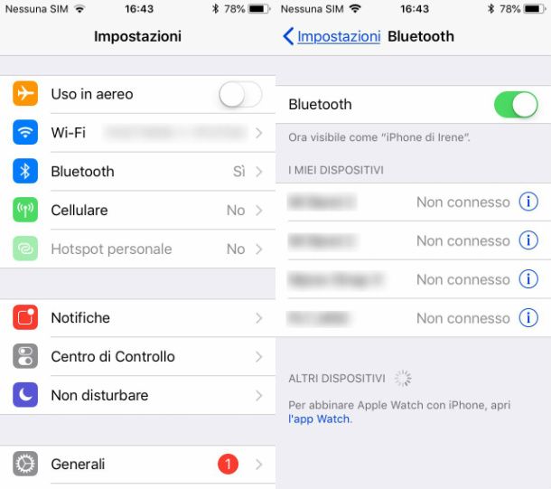 Bluetooth ios