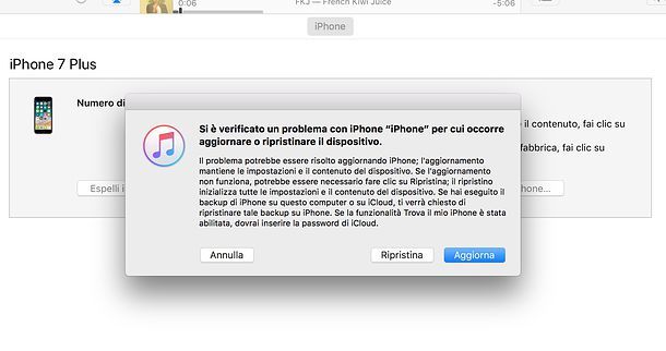Come resettare iPhone da spento