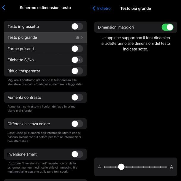 accessibilita ios