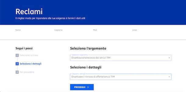 Assistenza TIM online