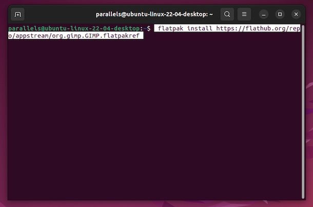 GIMP Ubuntu
