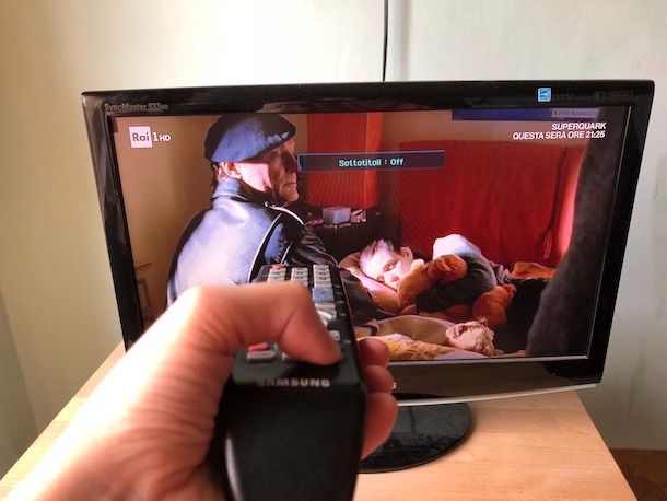 Come togliere i sottotitoli dalla TV Samsung