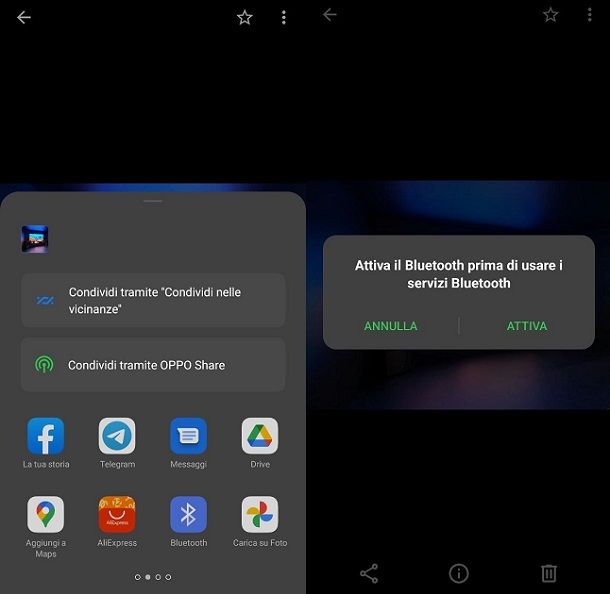 Come trasferire dati tra due smartphone Android Bluetooth