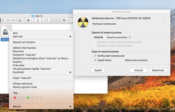 Come masterizzare ISO con Mac
