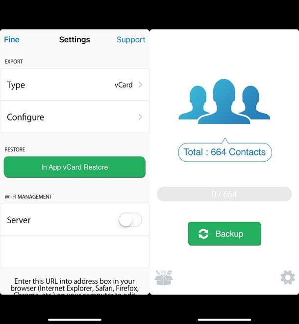 My Contacts Backup