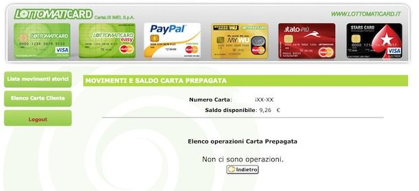 Verificare saldo carta PayPal