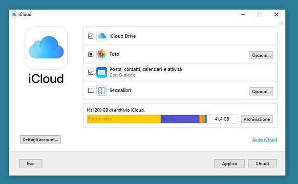 iCloud per Windows