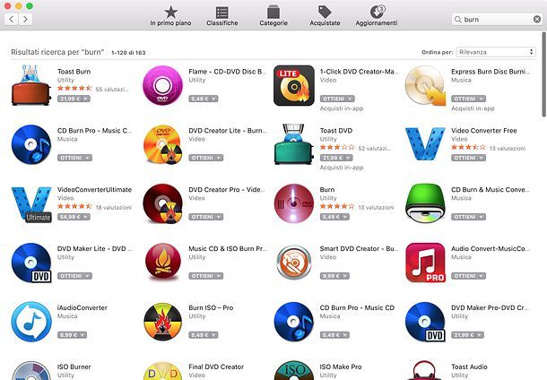 Programmi per masterizzare con Mac