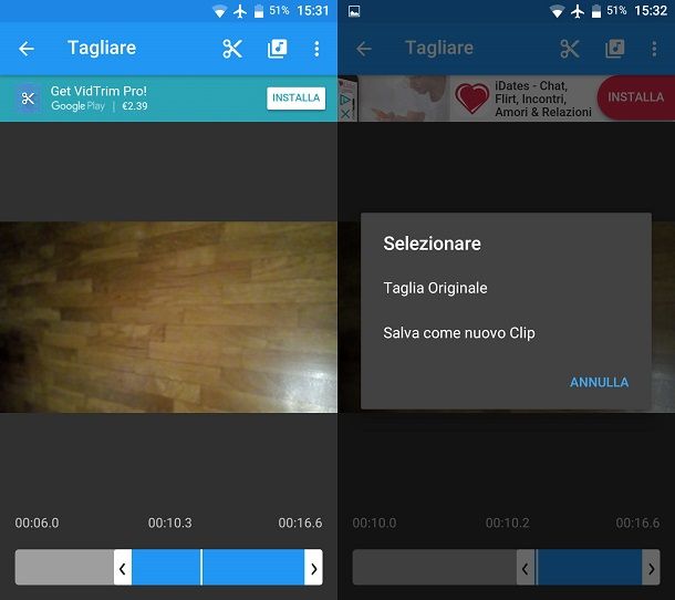 Come tagliare un video su Android Salvatore Aranzulla