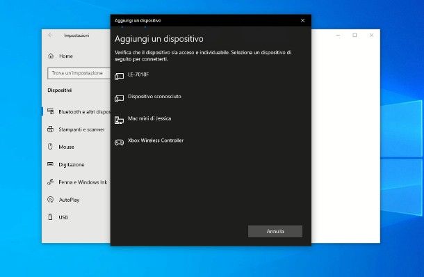 Come collegare controller Xbox One al PC Windows 10