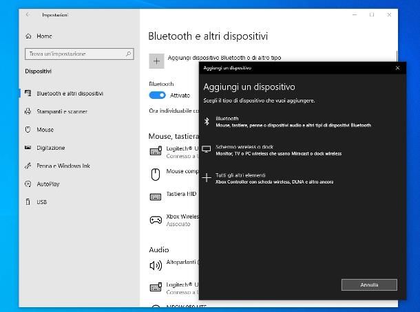 Come collegare cassa Bluetooth al PC: Windows 10