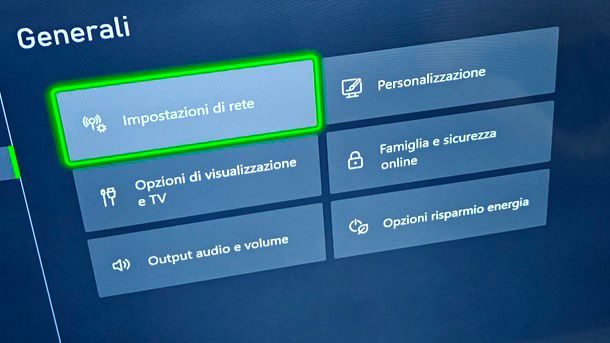Connettere Xbox Internet