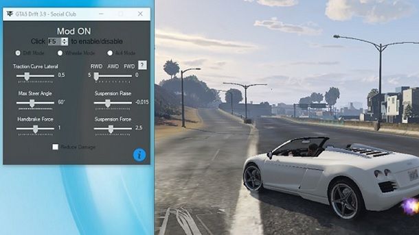 Mod attiva GTA 5 PC