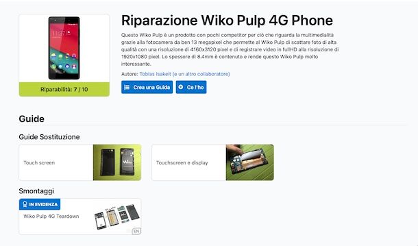 Attrezzatura e ricambi