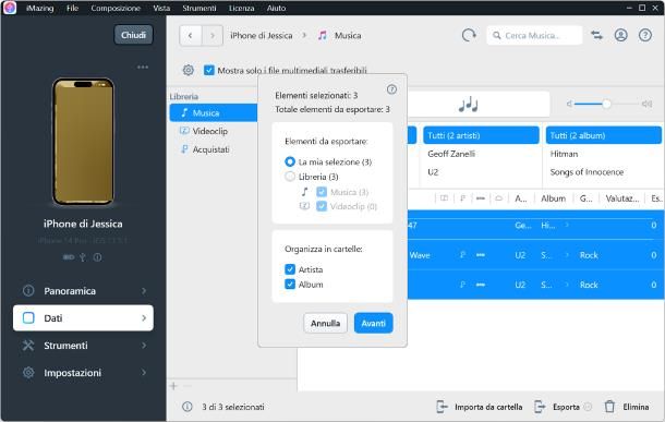 Come trasferire musica da iPhone a PC