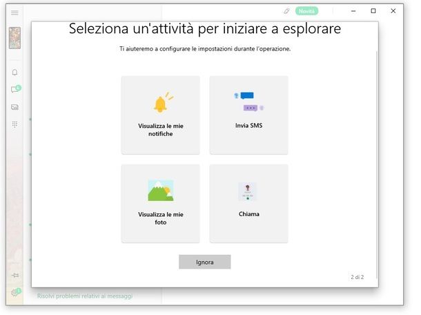 Il mio Telefono Windows 10