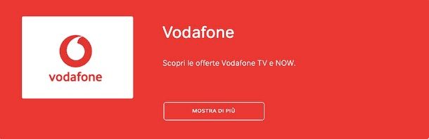 NOW TV e Vodafone