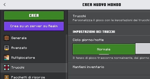 Come mettere le hack su Minecraft Bedrock