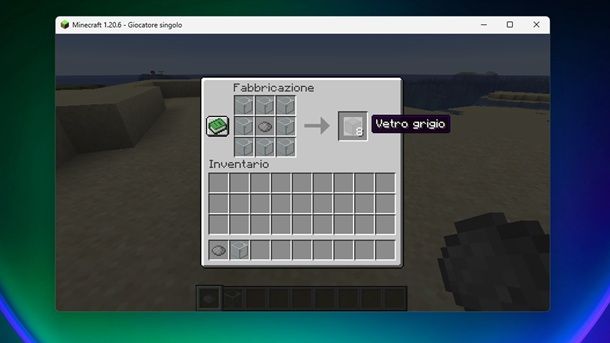 Come fare il vetro colorato su Minecraft