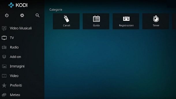 Software per guardare la TV sul PC Kodi