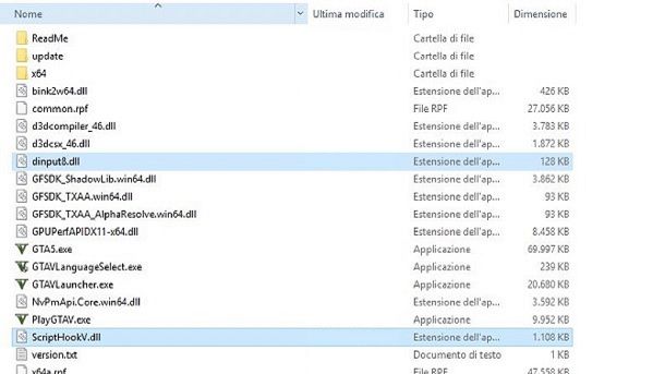 Come installare ScriptHookV GTA 5