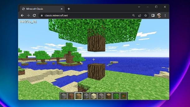 Minecraft Classic Browser Google Chrome